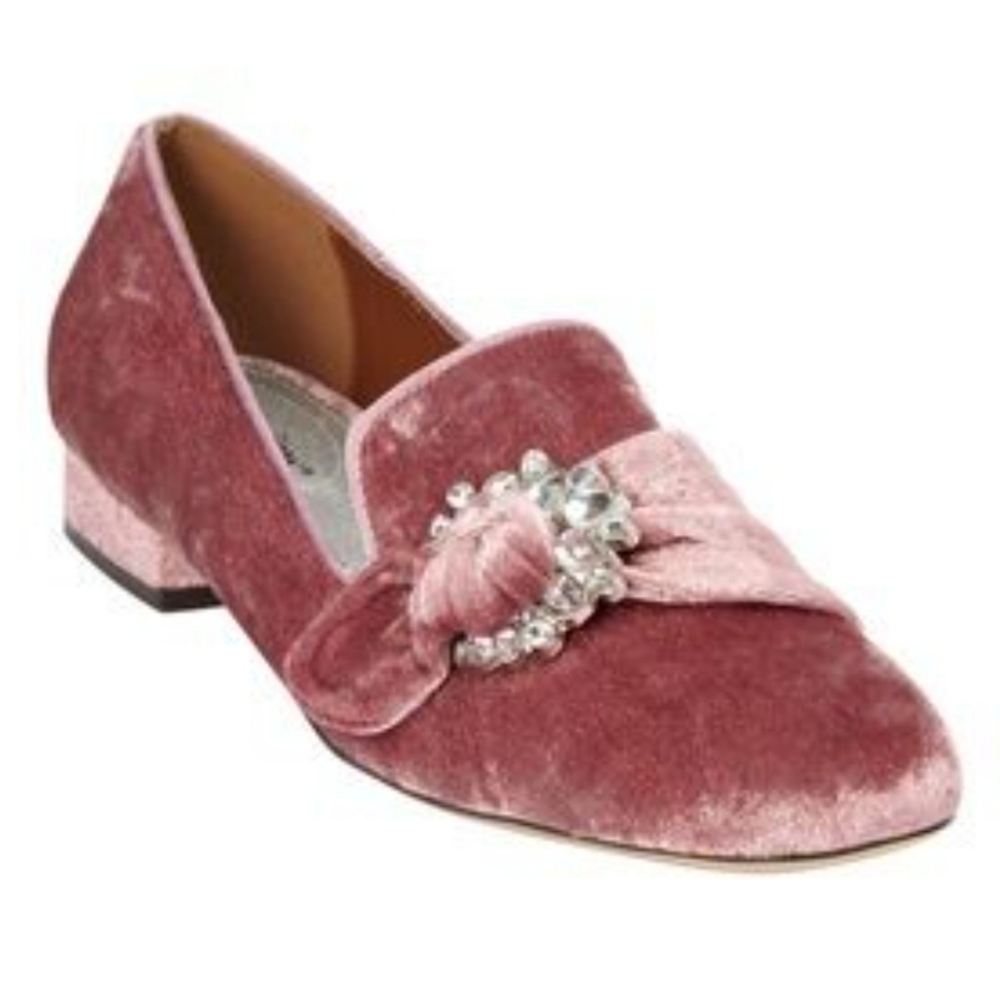 Crushed Velvet loafers